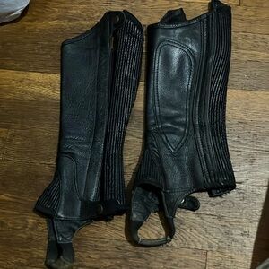 Ovation half chaps calf size 16-18